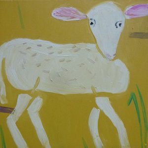 Easter Lamb – painting by Georgia Hayes