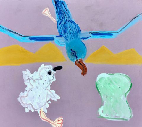 Returning Albatross – painting by Georgia Hayes