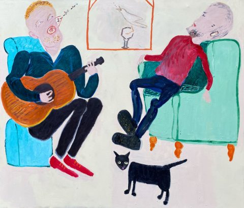 Ben Singing with Bob & Inky by Georgia Hayes