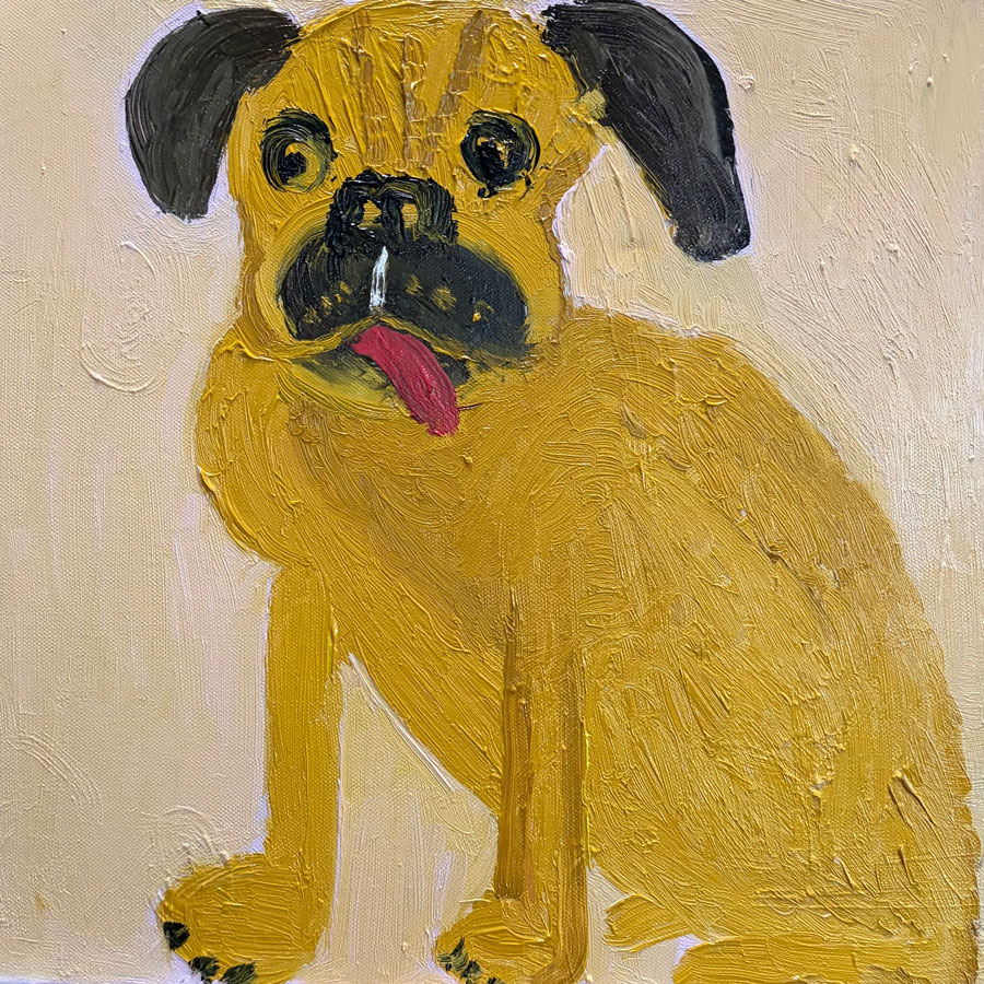 Hogarths Pug by Georgia Hayes